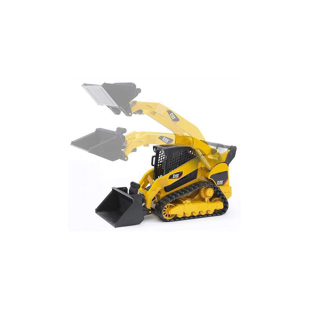 Спецтехніка Bruder Міні-навантажувач Cat гусеничний з ковшем (02136) - зображення 4