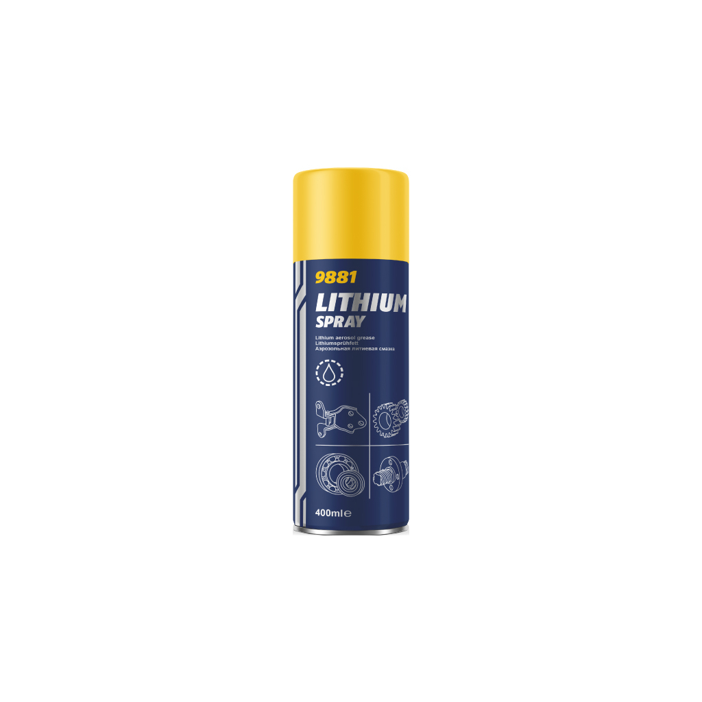 Мастило автомобільне Mannol Lithium spray 400 ml (9881) - зображення 1