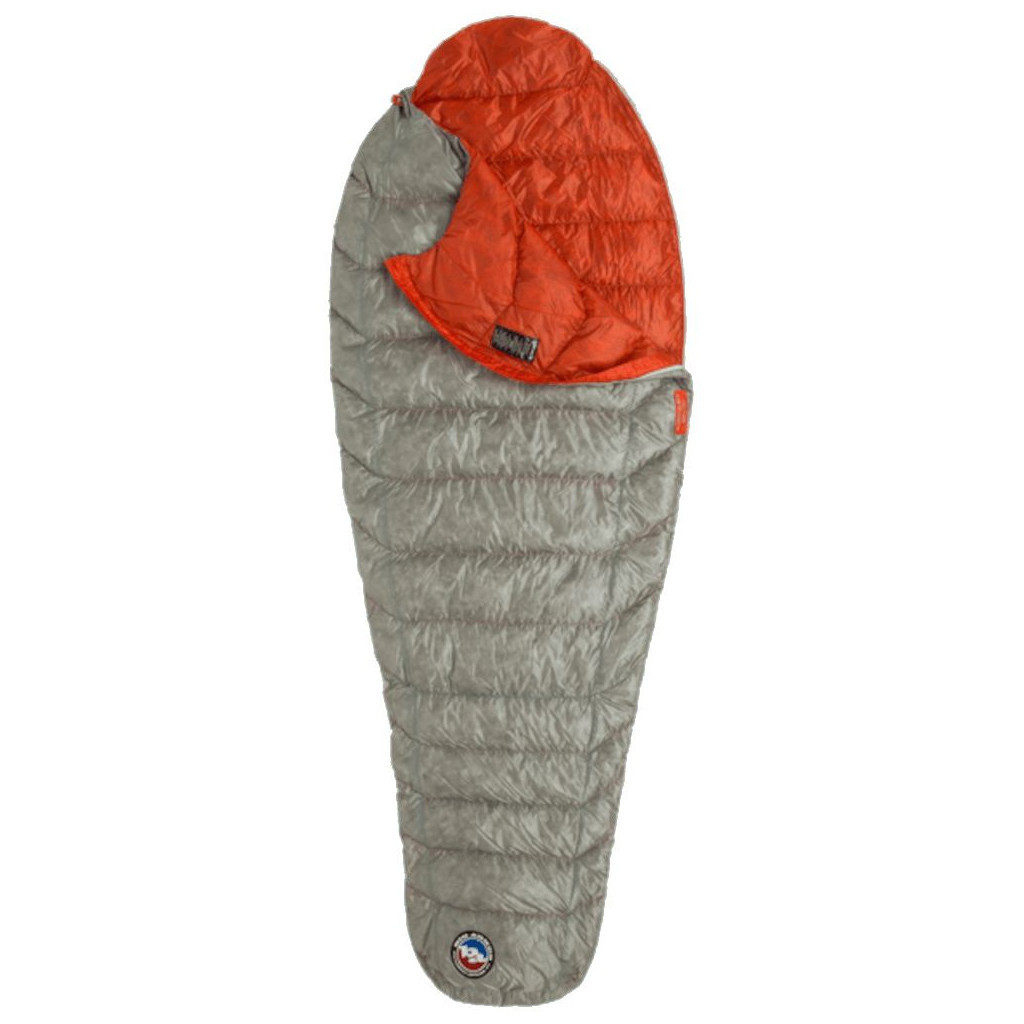 Спальний мішок Big Agnes Pluton UL 40 (850 DownTek) Long gray/pumpkin - Left Zip (021.0212) - зображення 2