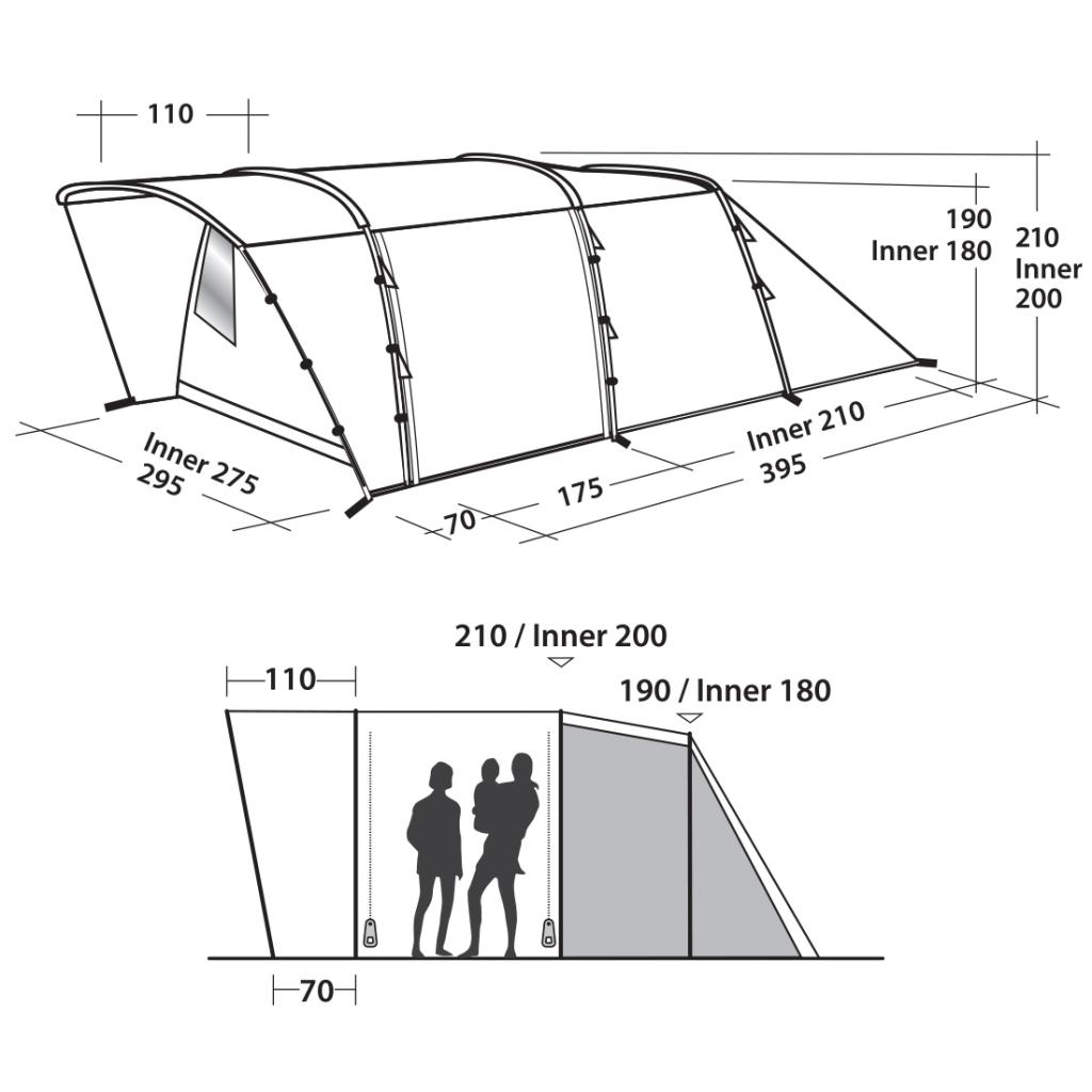 Намет Easy Camp Palmdale 500 Forest Green (928310) - зображення 9