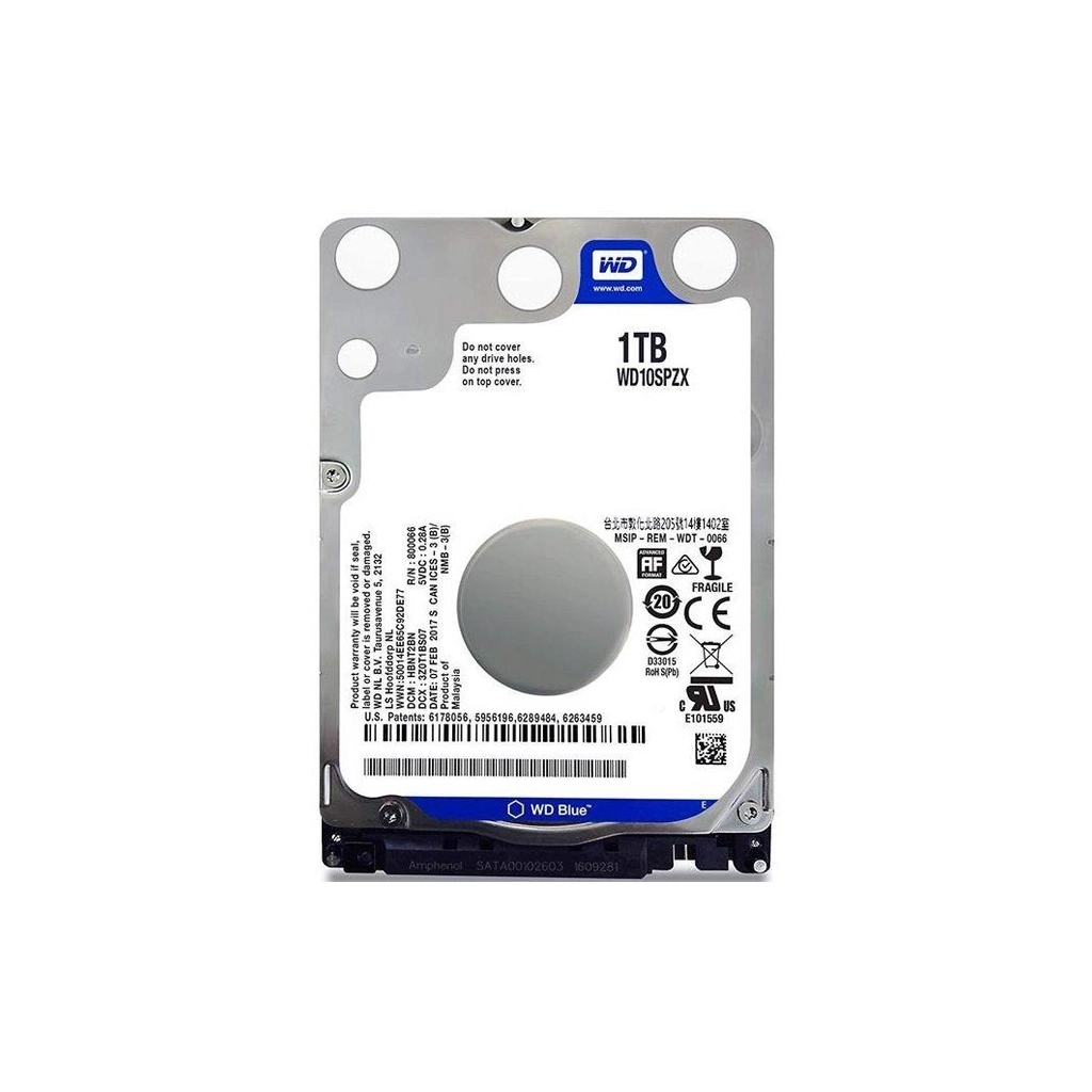 Жорсткий диск для ноутбука 2.5" 1TB WD (WD10SPZX) - зображення 1