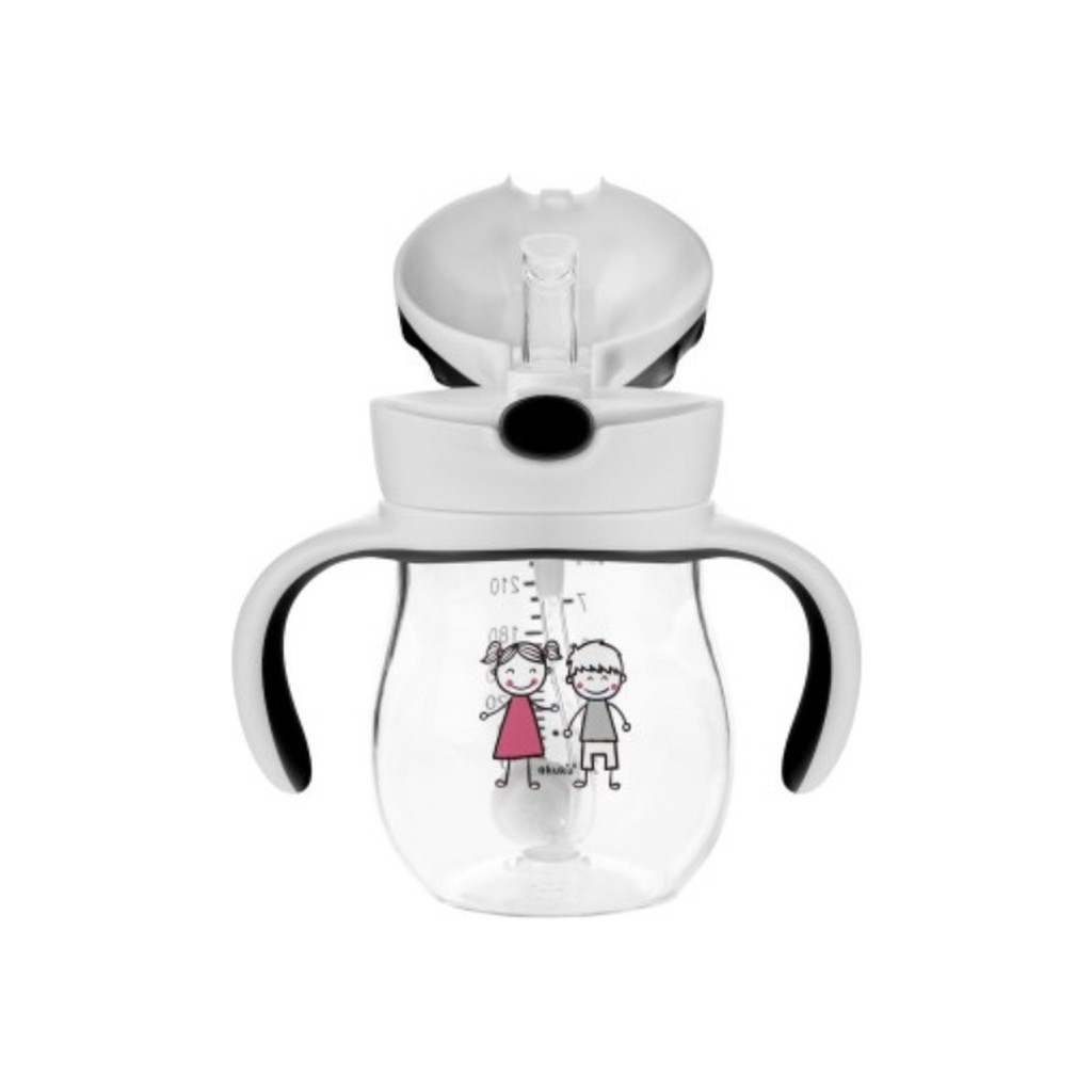 Поїльник-непроливайка Akuku сірий (A0034) - зображення 2