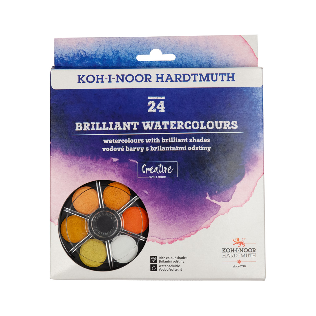 Акварельні фарби Koh-i-Noor 12 кольорів (1745) - зображення 1