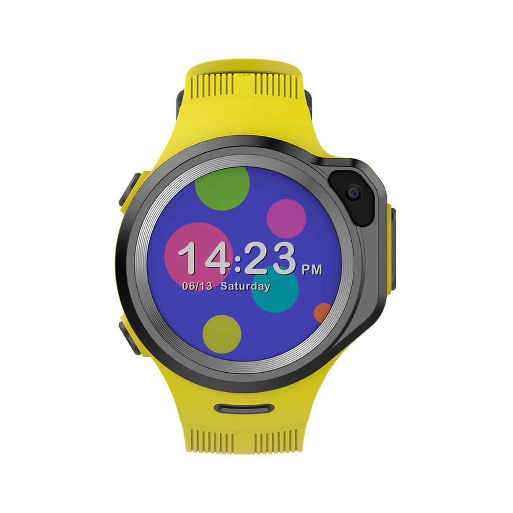 Смарт-годинник Elari KidPhone 4G Round Yellow (KP-4GRD-Y) - зображення 2