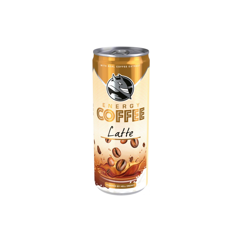 Холодна кава Hell Energy Coffee Latte 250 мл (5999860497073) - зображення 1