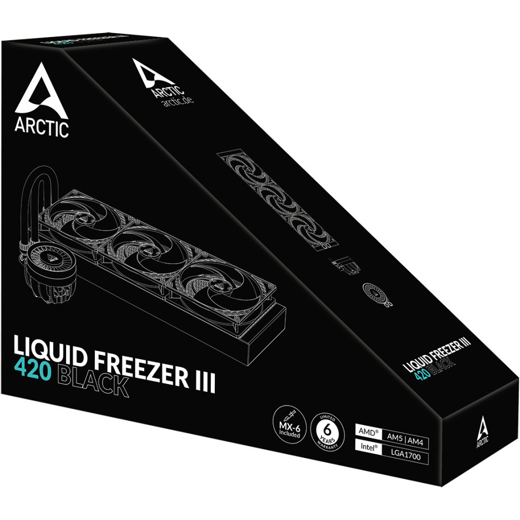 Система рідинного охолодження Arctic Liquid Freezer III 420 (ACFRE00137A) - зображення 6