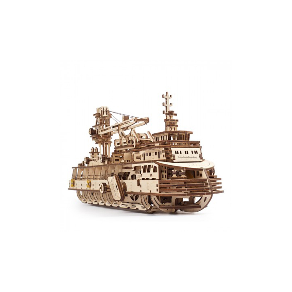Конструктор Ugears Науково-дослідне судно (6336919) - зображення 3