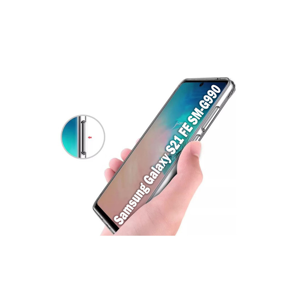 Чохол до мобільного телефона BeCover Space Case Samsung Galaxy S21 FE SM-G990 Transparancy (709354) - зображення 5