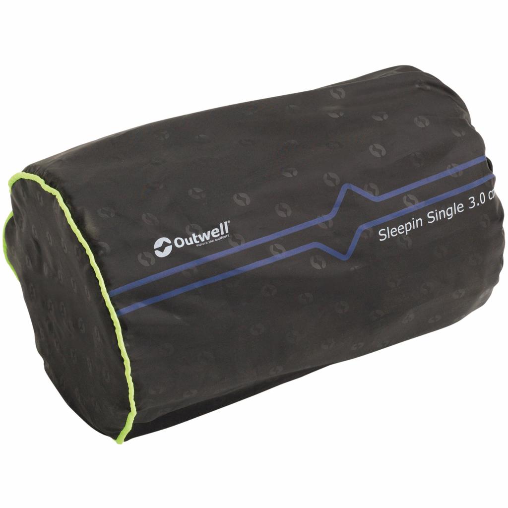 Туристичний килимок Outwell Self-inflating Mat Sleepin Single 3 cm Black (928855) - зображення 2