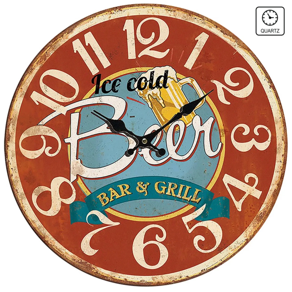 Настінний годинник Technoline 596831 Beer (DAS301805) - зображення 2