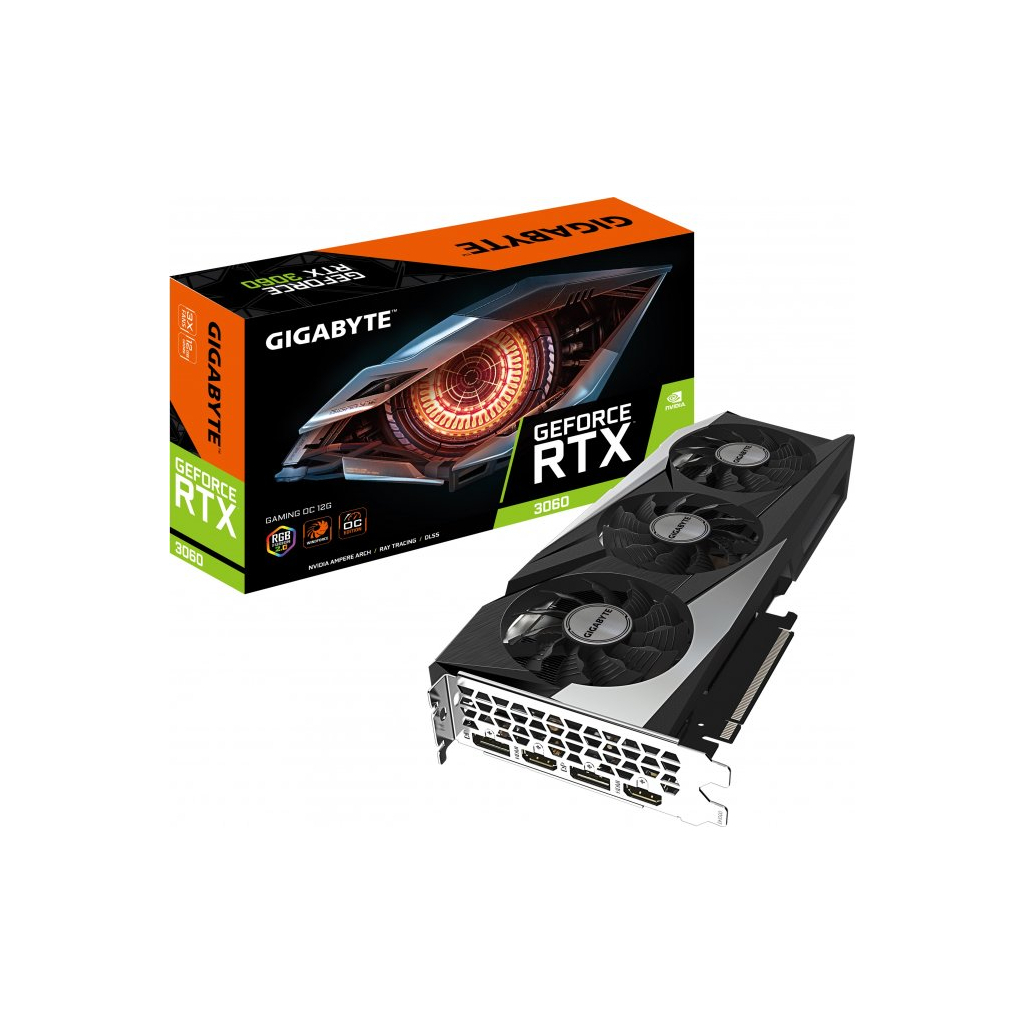 Відеокарта GIGABYTE GeForce RTX3060 12Gb GAMING OC 2.0 LHR (GV-N3060GAMING OC-12GD 2.0) - зображення 3