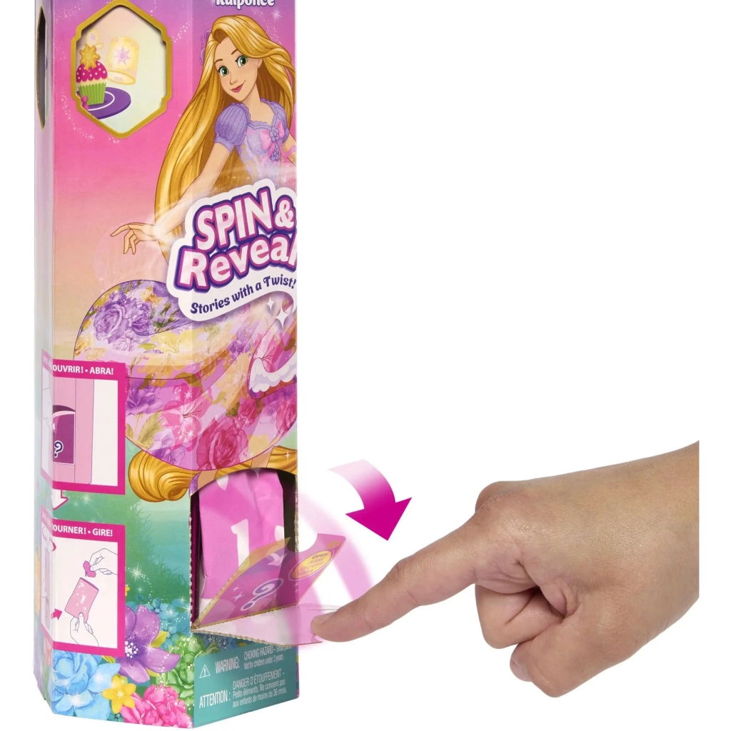 Лялька Disney Princess Набір-сюрприз з Рапунцель Крути та проявляй (HTV86) - зображення 5