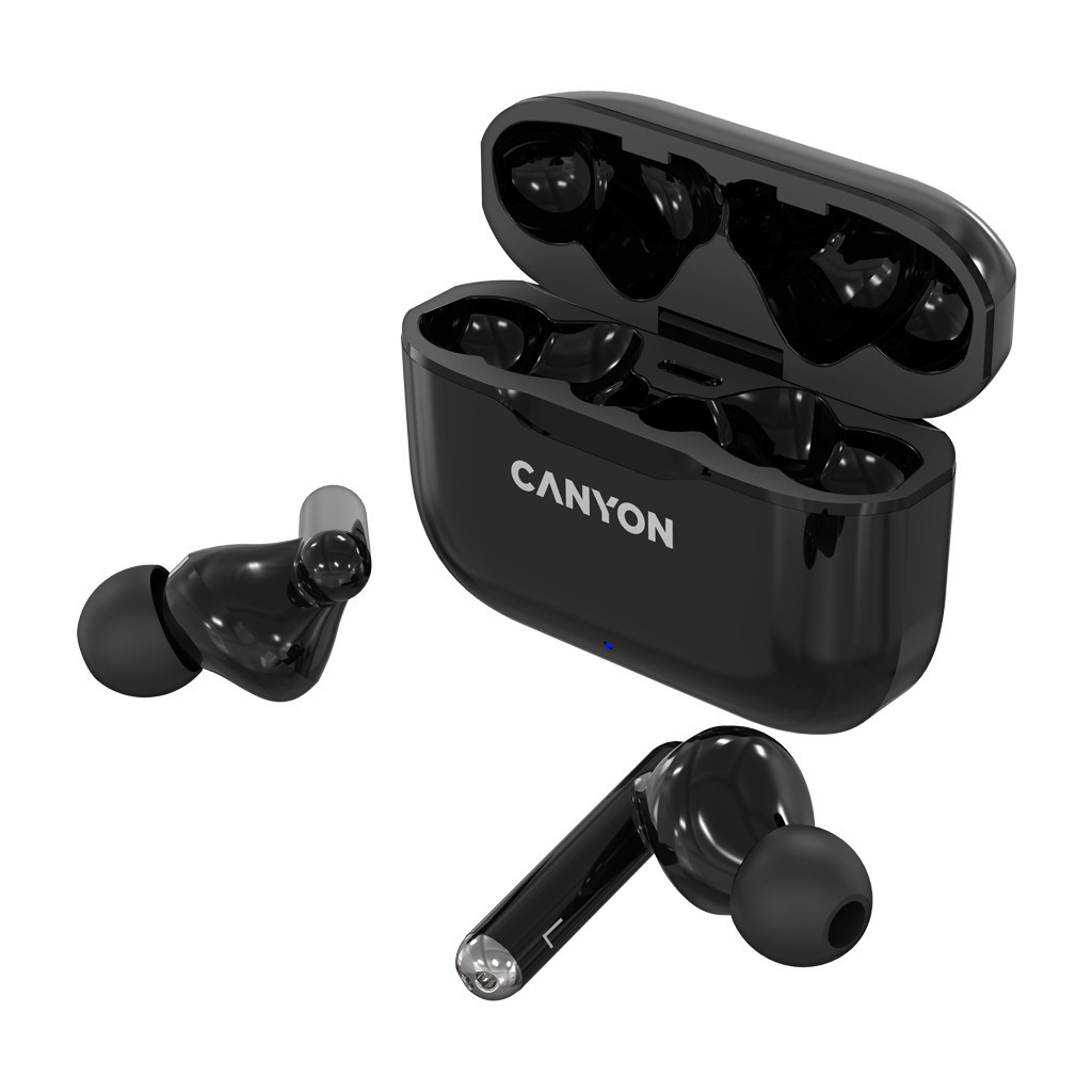 Навушники Canyon TWS-3 Black (CNE-CBTHS3B) - зображення 3