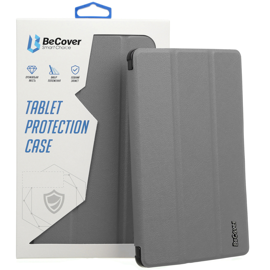 Чохол до планшета BeCover Flexible TPU Mate Lenovo Tab M10 Plus TB-X606/M10 Plus (2Gen)/K10 TB-X6C6 10.3" Gray (708753) - зображення 1