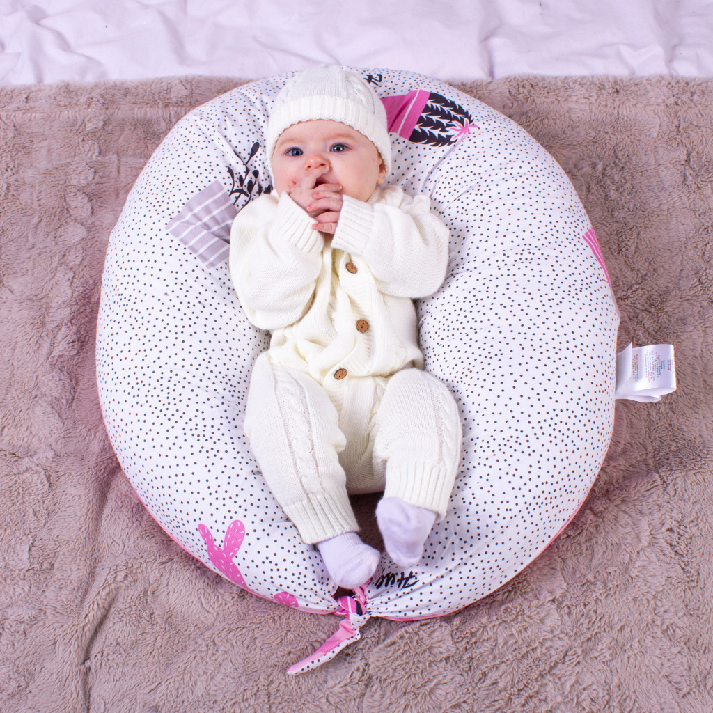 Подушка MirSon для вагітних та годування №8309 Print Line 17-0498 Magnificent Бязь 30х170х20 см (2200006200345) - зображення 1