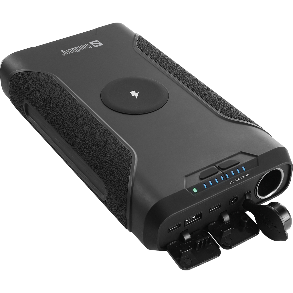 Батарея універсальна Sandberg 72000mAh, Survivor, DC/70W, PD/60W, QC3.0/18W, Cigar Lighter,Wireless (420-64) - зображення 1