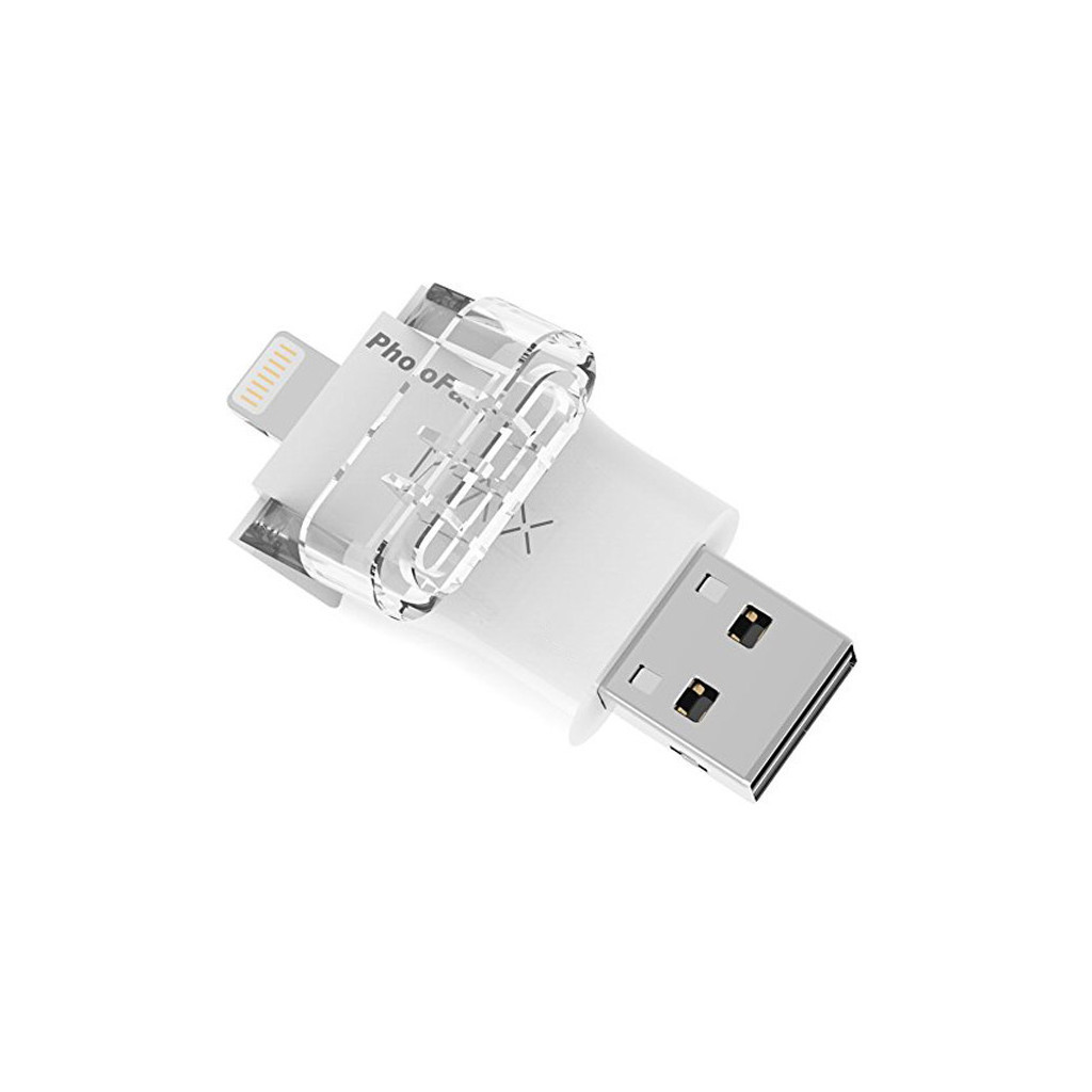 USB флеш накопичувач PhotoFast 32GB i-Flashdrive MAX White USB/Lightning (IFDMAX32GB) - зображення 5