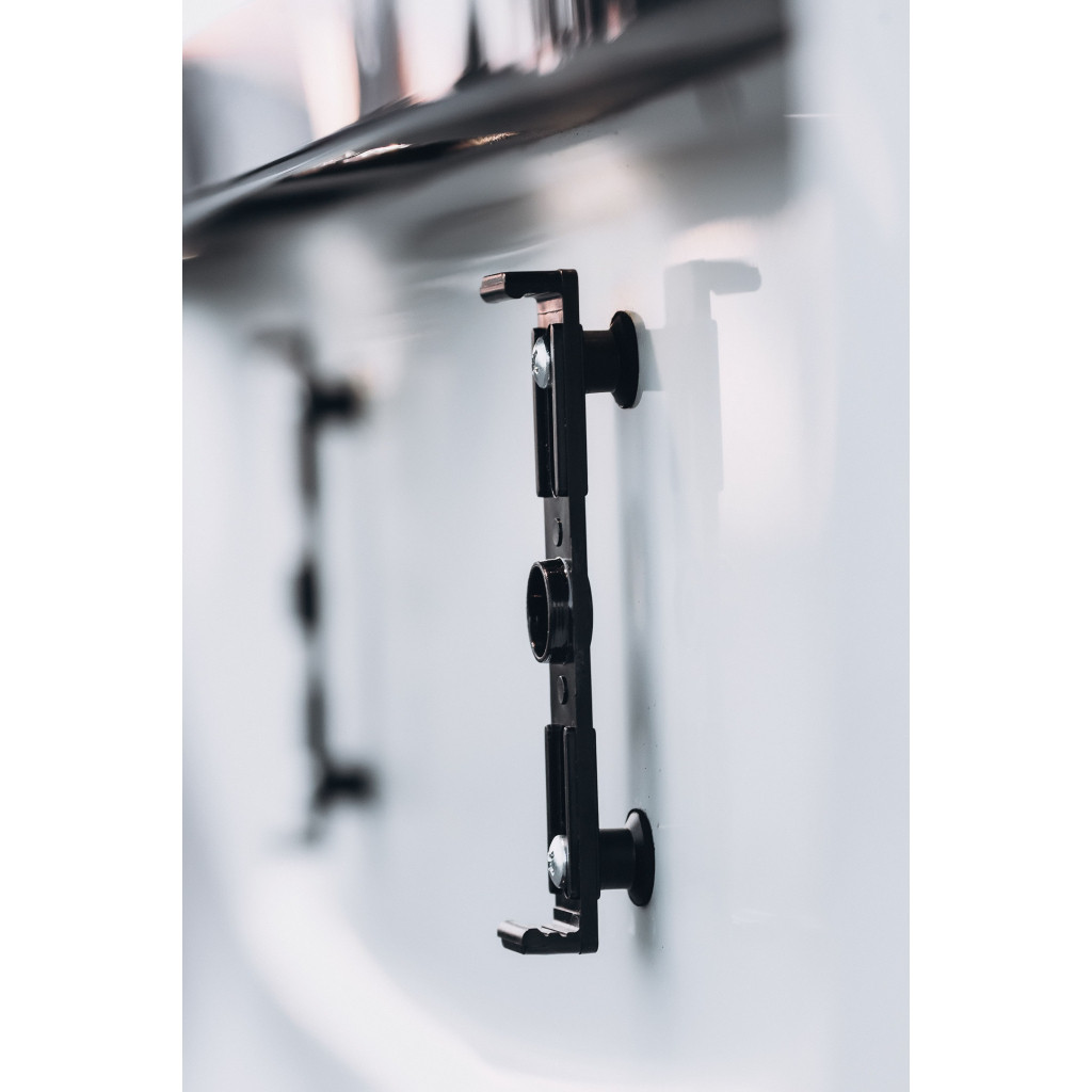 Рамка номерного знака Poputchik невидимки стандартні прозорі, к-т 4шт (24-052-IS) - изображение 5