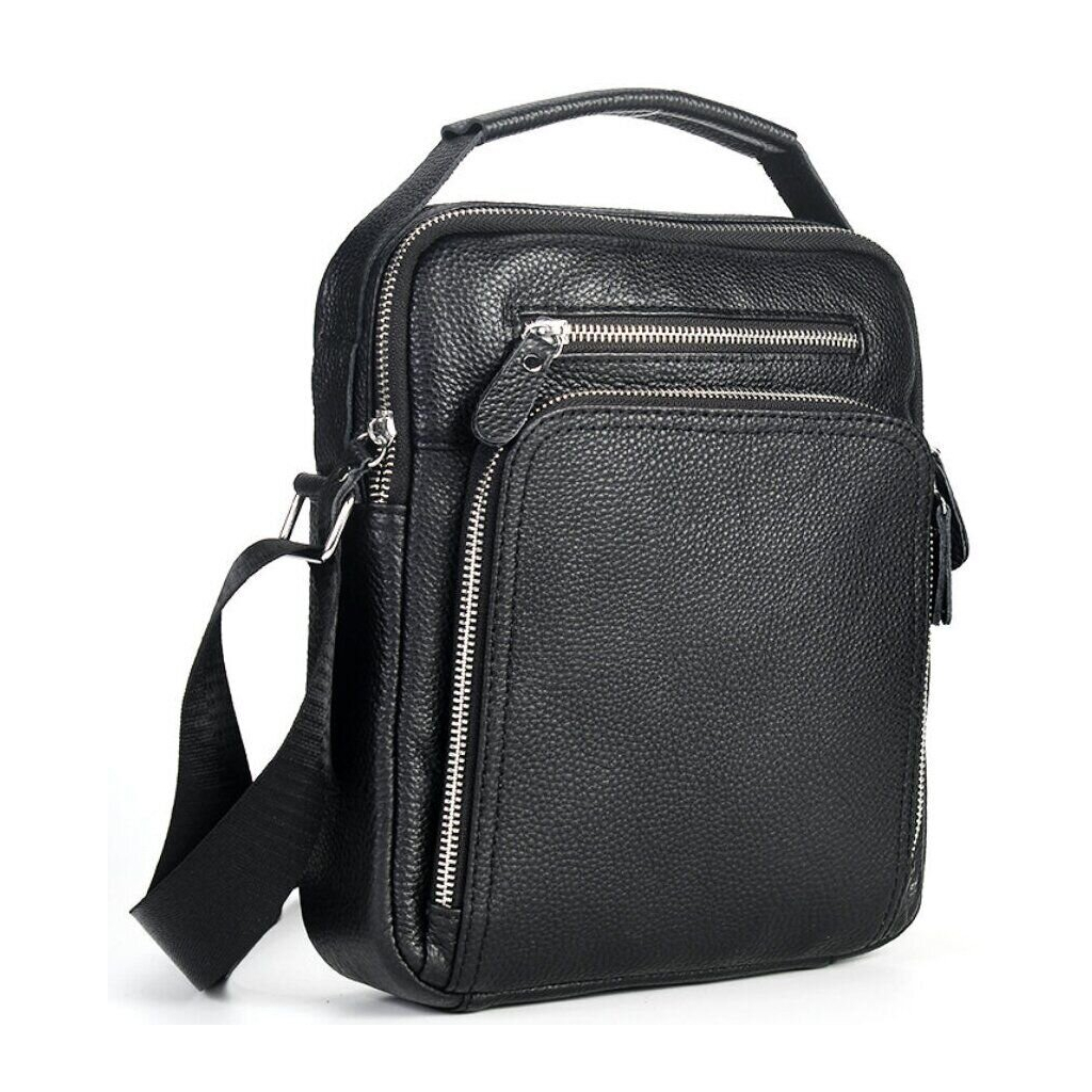 Сумка Vintage Месенджер шкіряна Чорна (20247) - зображення 12