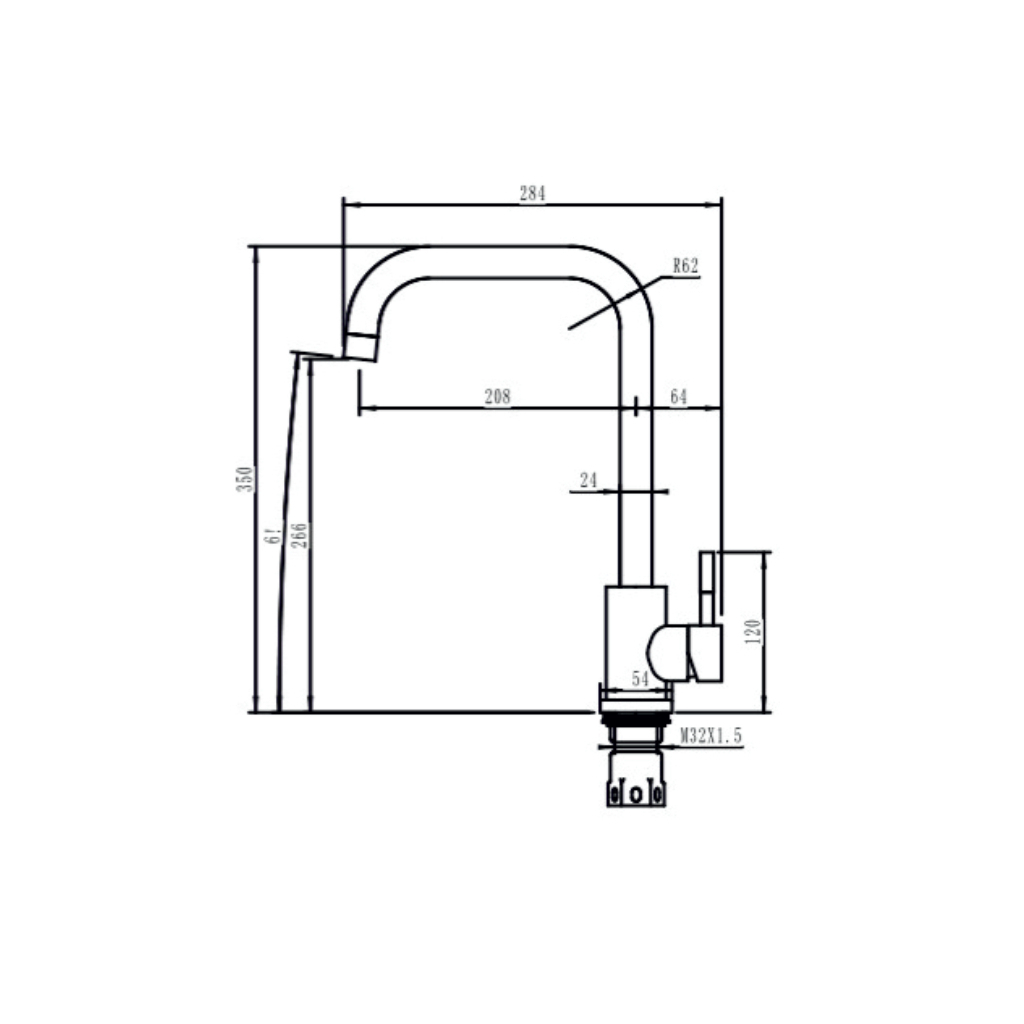 Змішувач Interline ANGLE sateen - зображення 8