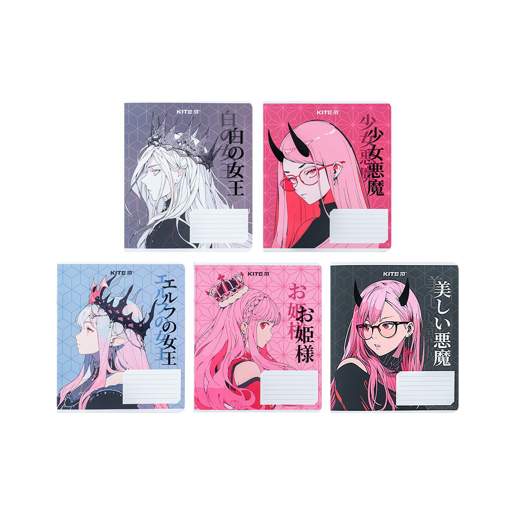 Зошит Kite Anime 18 аркушів, клітинка (K24-236-2) - зображення 1