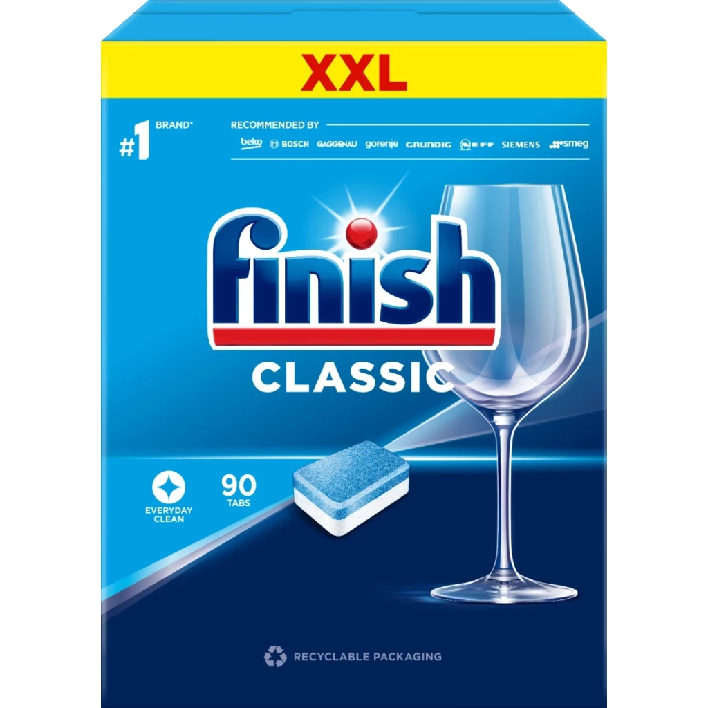 Таблетки для посудомийних машин Finish Classic 90 шт. (5908252010431) - зображення 1