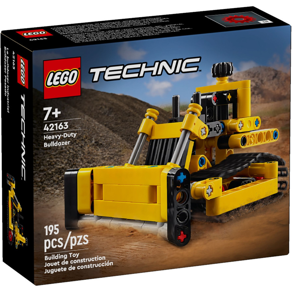 Конструктор LEGO Technic Надпотужний бульдозер 195 деталей (42163) - зображення 1