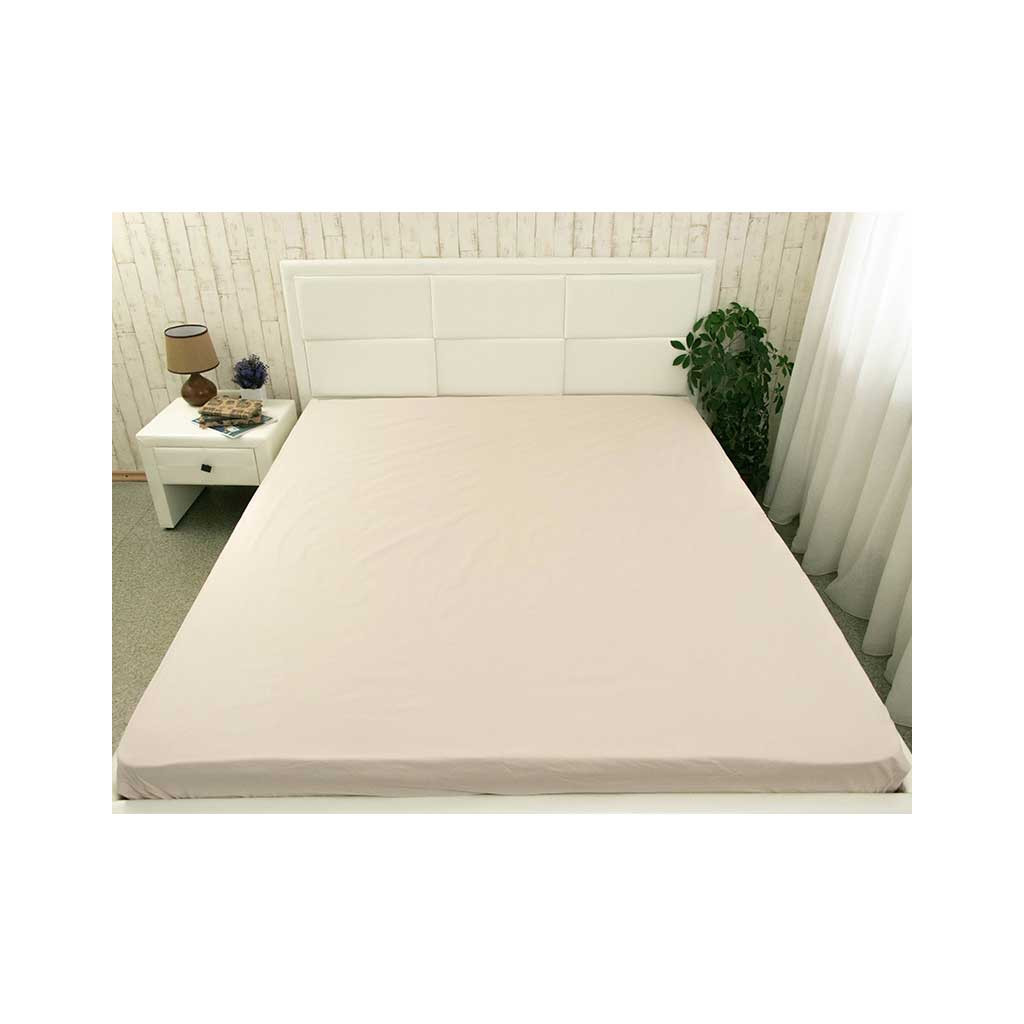 Простирадло Руно бязь на резинці Beige 180х200 см (504.114У_Beige) - изображение 3