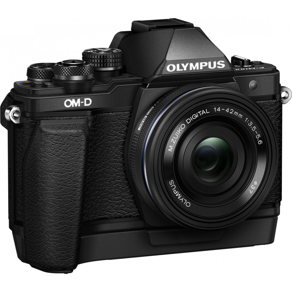 Цифровий фотоапарат Olympus E-M10 mark II 14-42 mm Kit black (V207051BE000) - зображення 3
