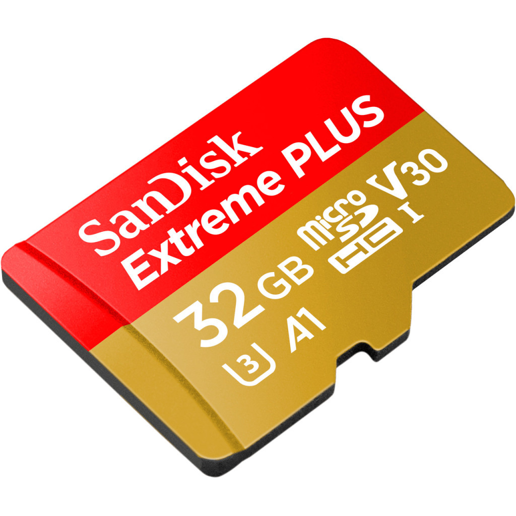 Карта пам'яті SanDisk 32GB microSD class 10 V30 Extreme PLUS (SDSQXBG-032G-GN6MA) - зображення 3