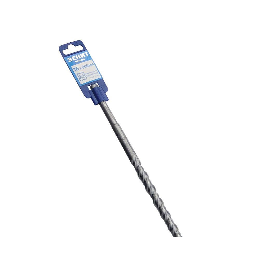 Бур Зеніт "ПРОФІ" SDS-Plus 16x800 мм, спіраль 4S (20016800) - зображення 3
