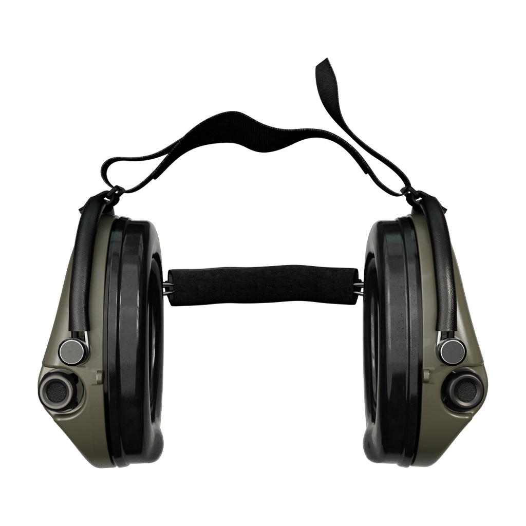 Тактичні навушники Sordin Supreme MIL AUX Slim з заднім тримачем (76308-06-S) - зображення 1