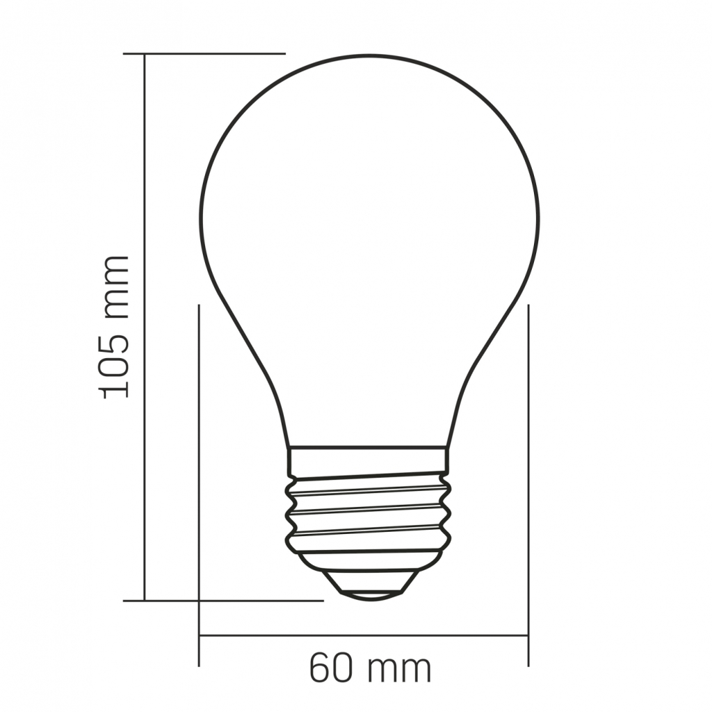 Лампочка Videx Filament 4W E27 3000K Porcelain dimmable (VL-DA60MO) - зображення 3