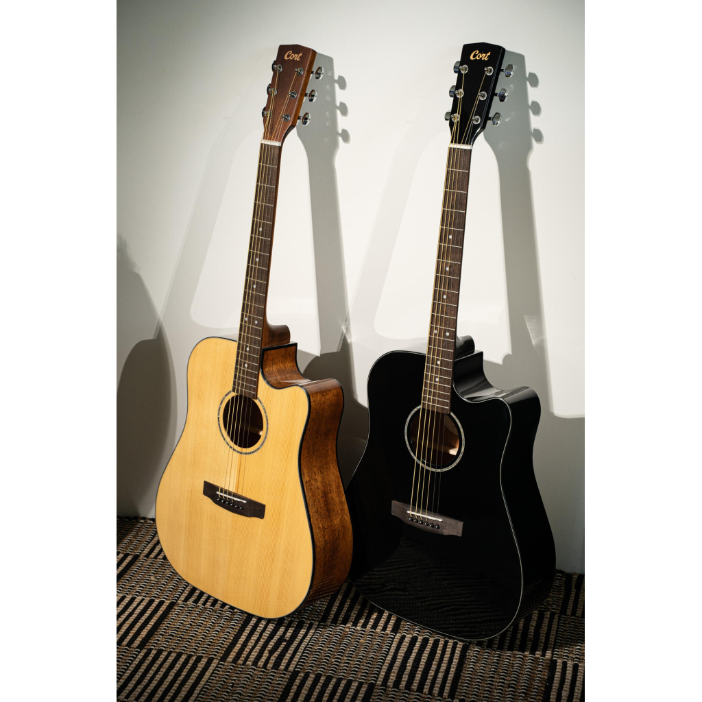 Гітара електроакустична Cort Earth 60CE Black Gloss - зображення 8