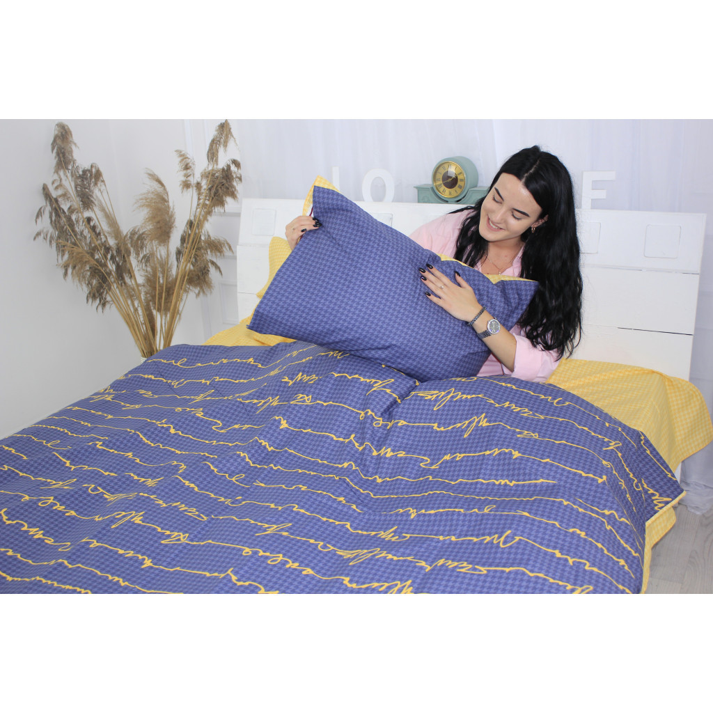 Постільна білизна MirSon Бязь Ranforce Elite 17-0451 Vocabulary 143х210х2 (2200004683812) - зображення 3