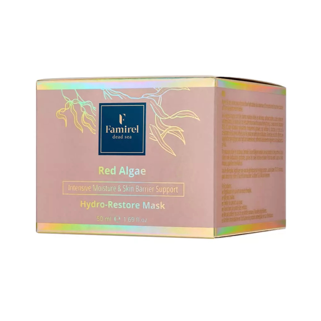 Маска для обличчя Famirel Red Algae Hydro-Restore Mask Відновлювальна з екстрактом червоних водоростей 50 мл (7290114087261) - зображення 3