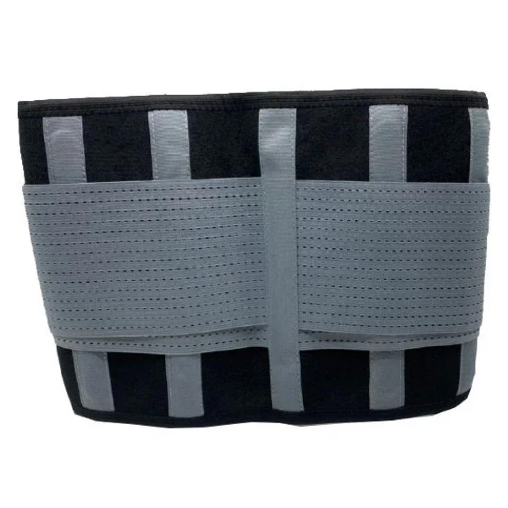 Бандаж поперековий PowerPlay 4305 Black/Grey 110х24 cm (PP_4305_BK/GR_110*24cm) - зображення 1