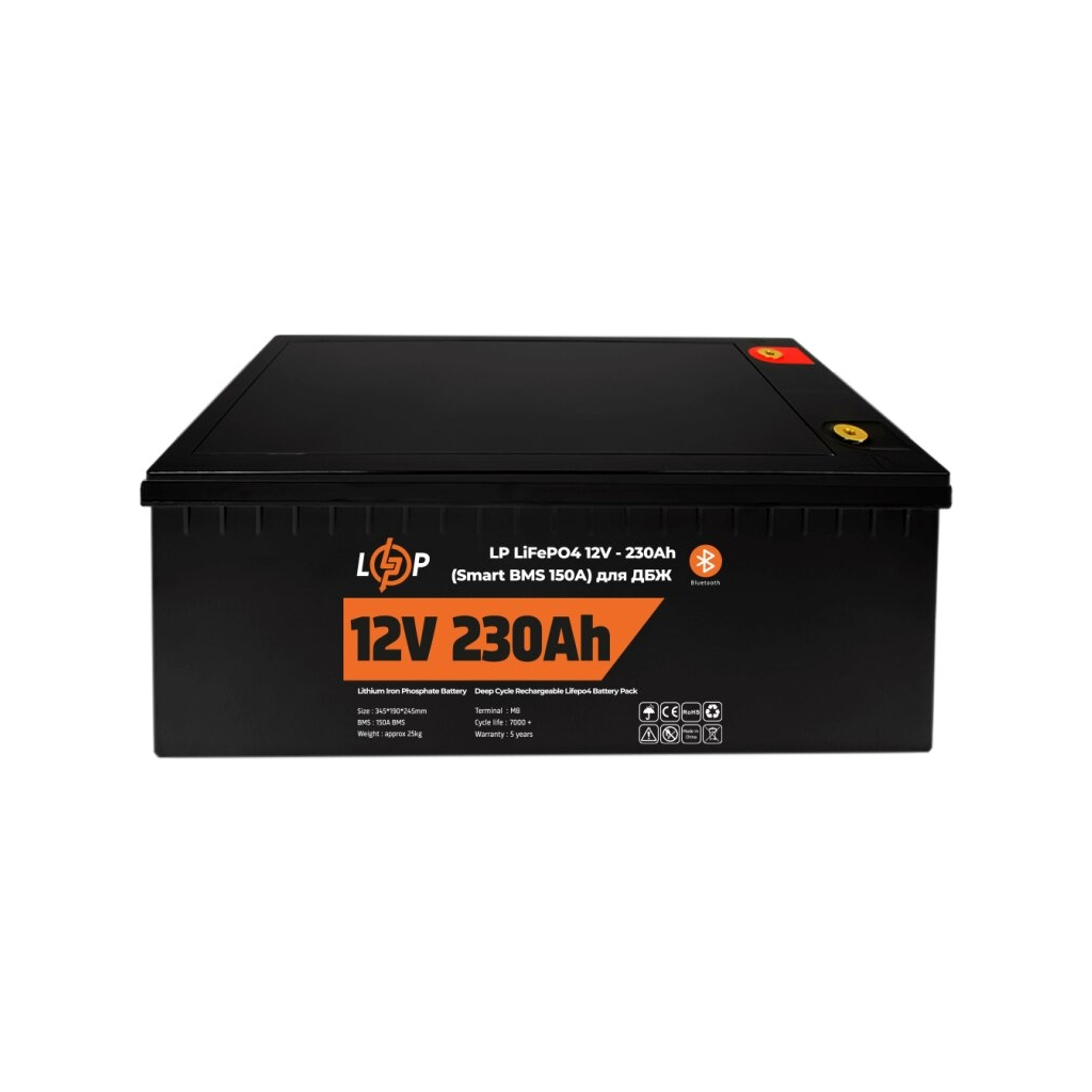 Батарея LiFePo4 LogicPower 12V (12.8V) - 230 Ah (2944Wh) (20199) - зображення 3