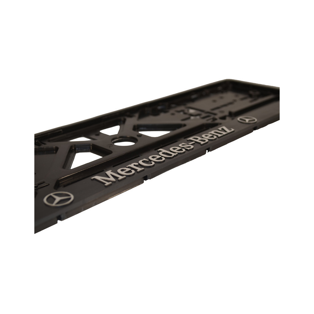 Рамка номерного знака CarLife пластик з об'ємними літерами Mercedes-Benz (2шт) (24-011) - изображение 2