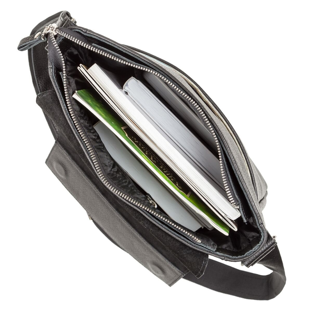 Сумка Shvigel З натуральної шкіри Чорна (11080) - зображення 6