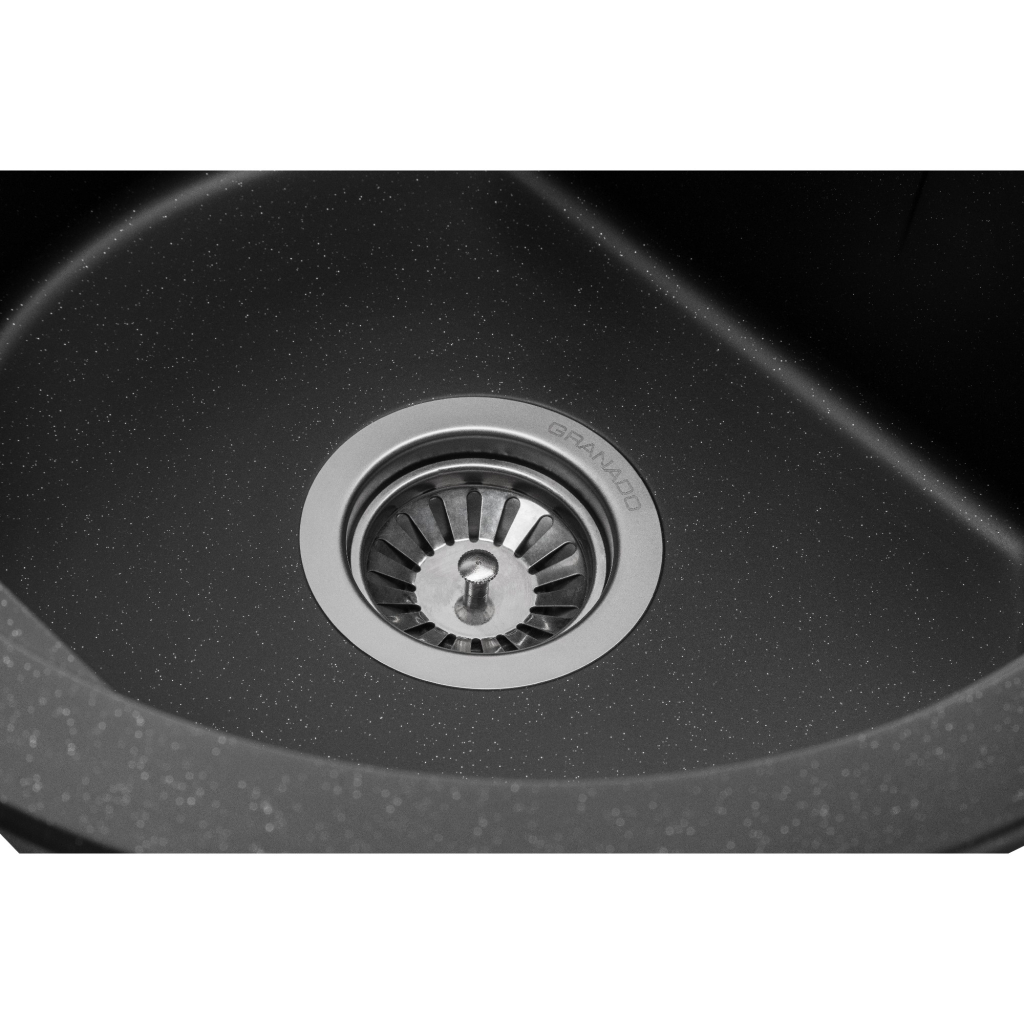 Мийка кухонна GRANADO LUGO black shine (gr2801) - зображення 3