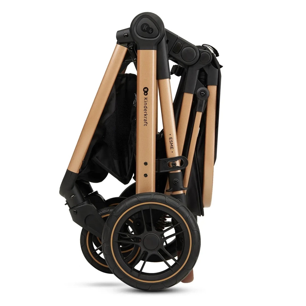 Коляска Kinderkraft 3 в 1 Esme Pure Black (KSESME00BLK3000) (5902533925698) - зображення 8