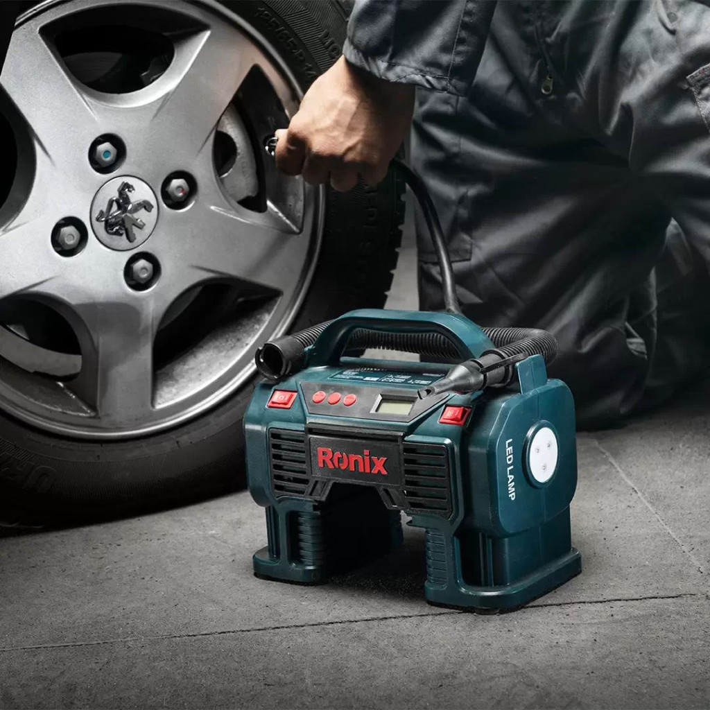 Автомобільний компресор Ronix цифровий 12В, 160 PSI (RH-4260) - зображення 9