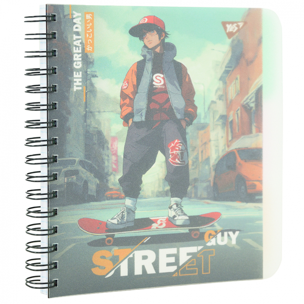 Блокнот Yes А5 Street guy 144 аркуша пластикова обкладинка (681960) - зображення 3