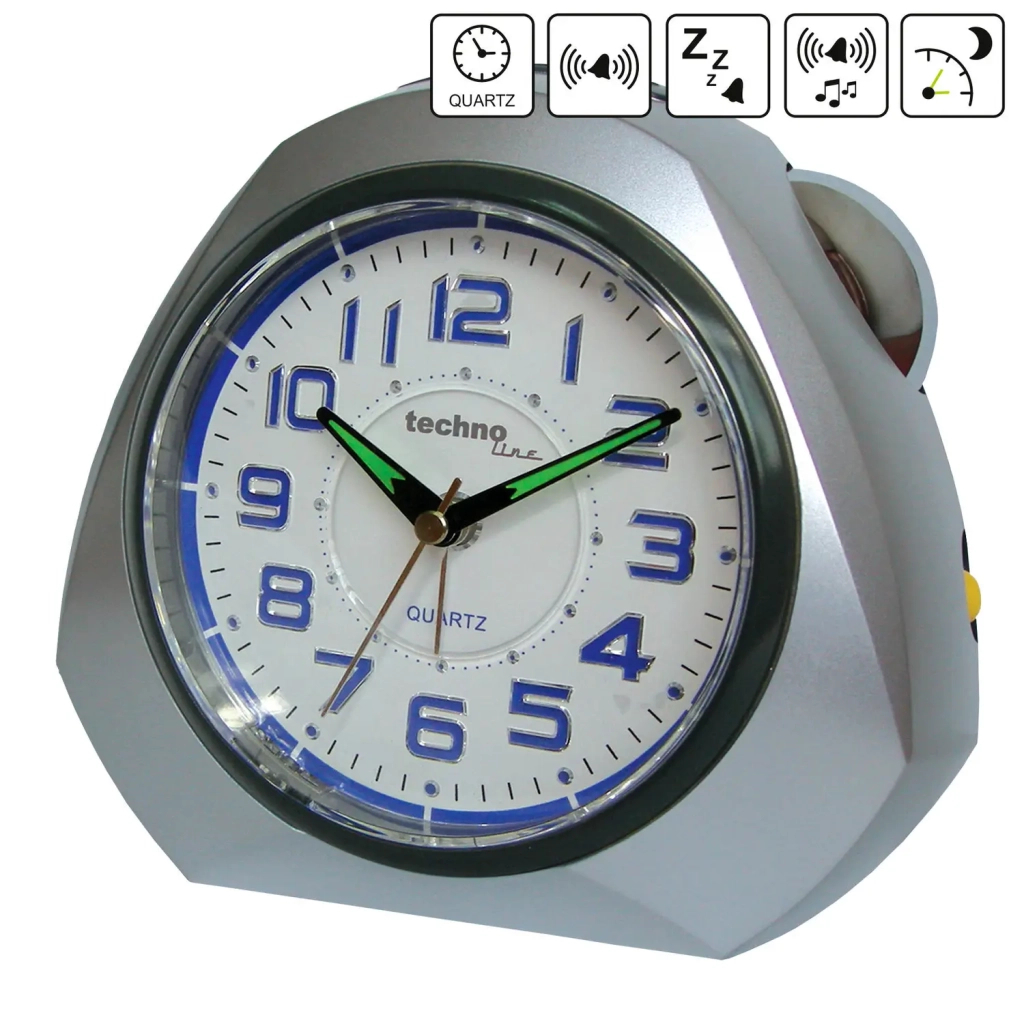Настільний годинник Technoline Modell XXL Silver (Modell XXL silber) (DAS301821) - зображення 6