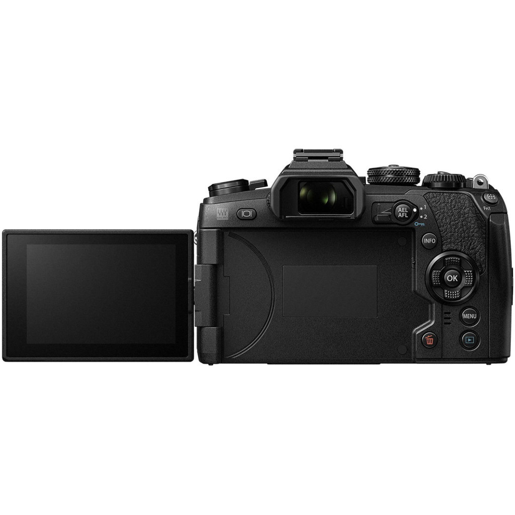 Цифровий фотоапарат Olympus E-M1 mark II 12-100 mm Kit black (V207060BE010) - зображення 5
