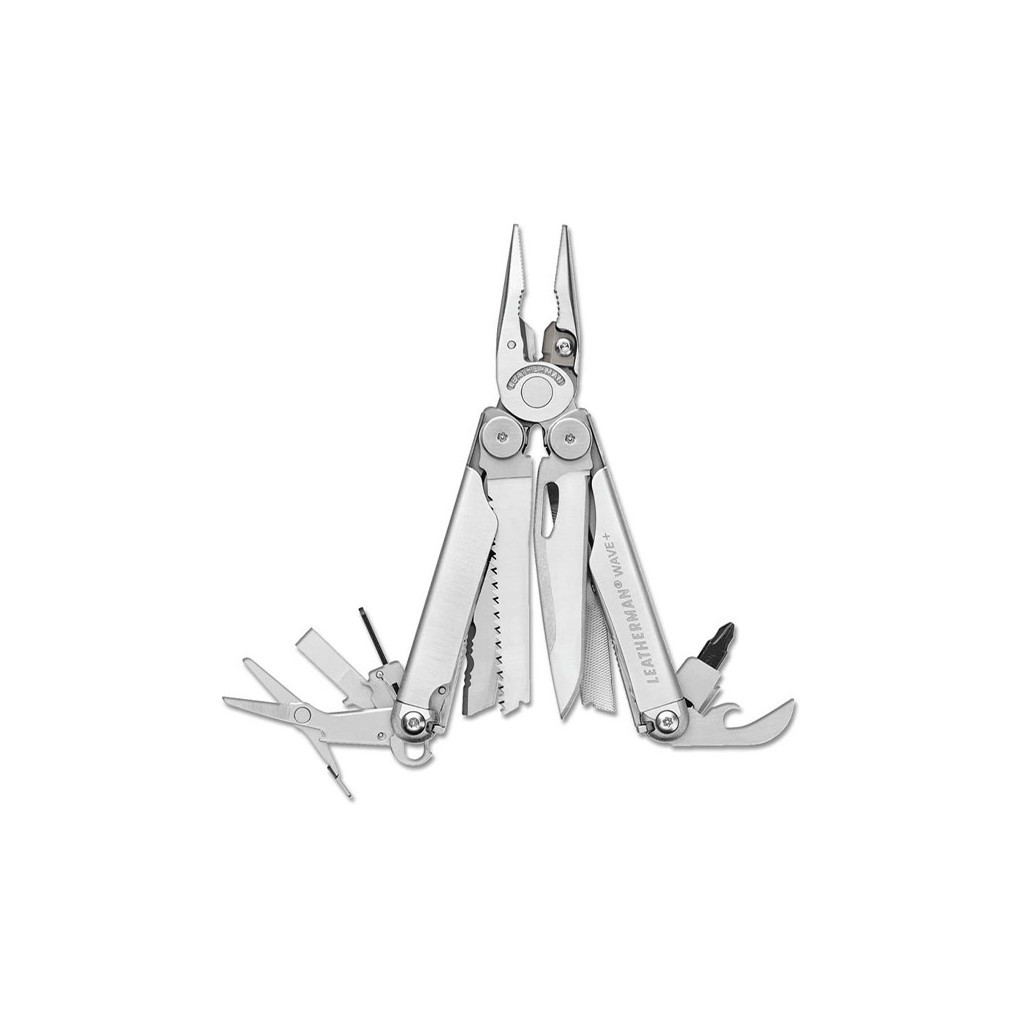 Мультитул Leatherman WAVE PLUS, синтетичний чохол, карт. коробка (832524) - изображение 1