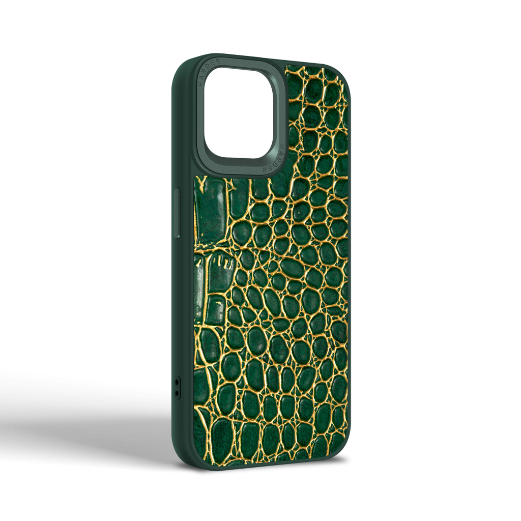 Чохол до мобільного телефона Harder Crocosaur Apple iPhone 14 Green (ARM76714) - зображення 2