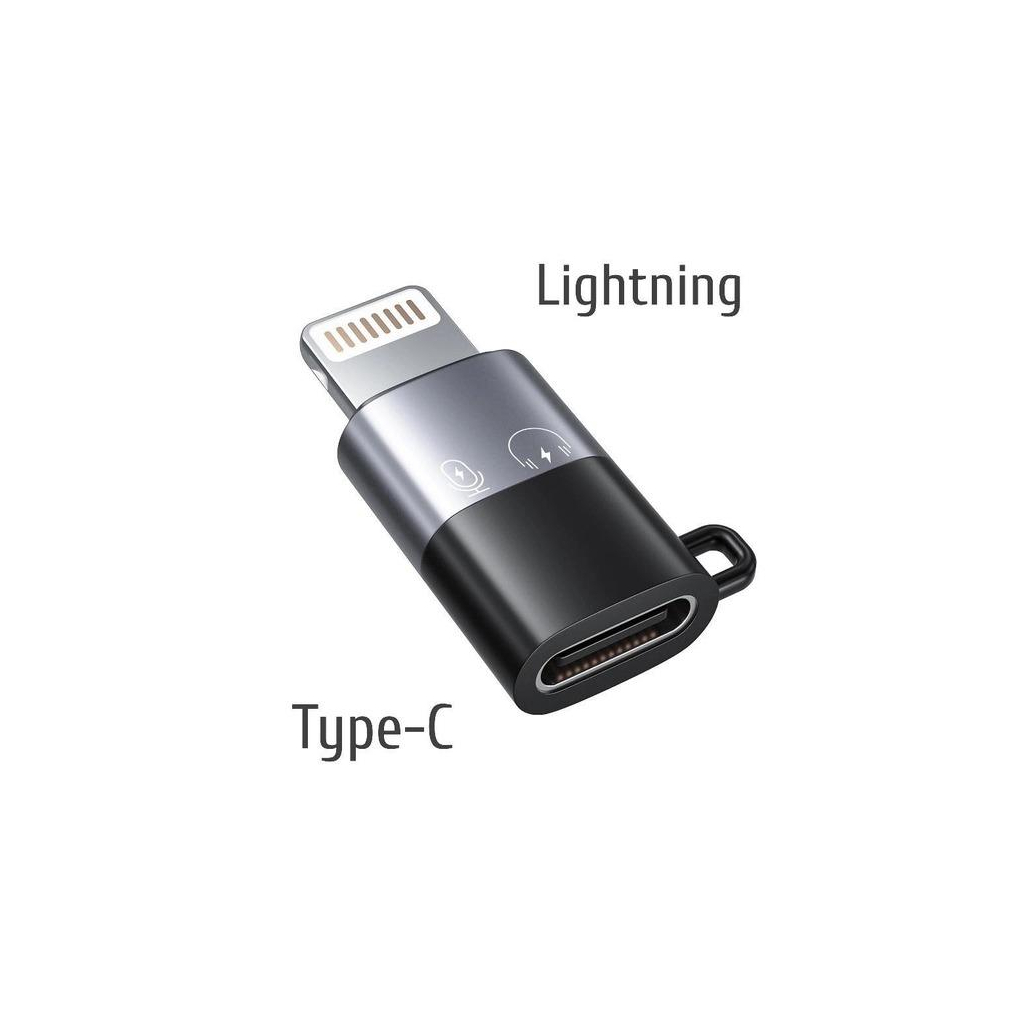 Перехідник USB-C F to Lightning M charger-audio XoKo (AC-029) - изображение 3