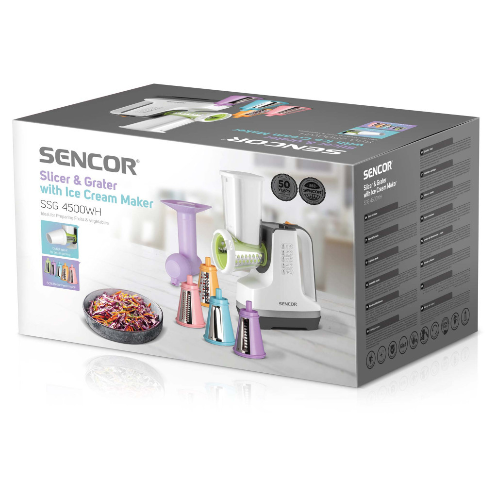 Кухонний комбайн Sencor SSG 4500WH - зображення 12